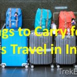 Things to Carry for 8 Days Travel in India