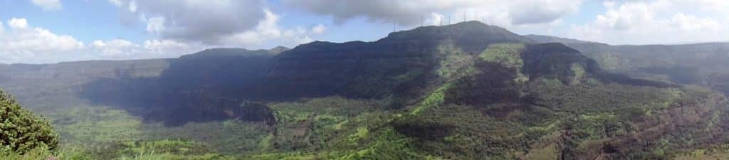 view from the top of kothaligad