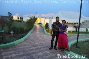 Good morning at United-21 Tiger Camp Resort, Tadoba, India